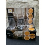 Stemless Wine Glasses Set of 12 (Bistro By Classica) 443mls